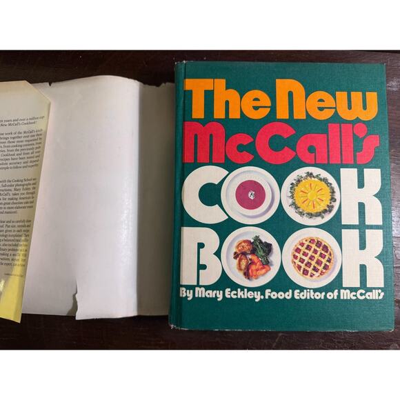 Vintage 1973 The New McCall's Cookbook Mary Eckley First Edition Hardcover - Picture 10 of 10